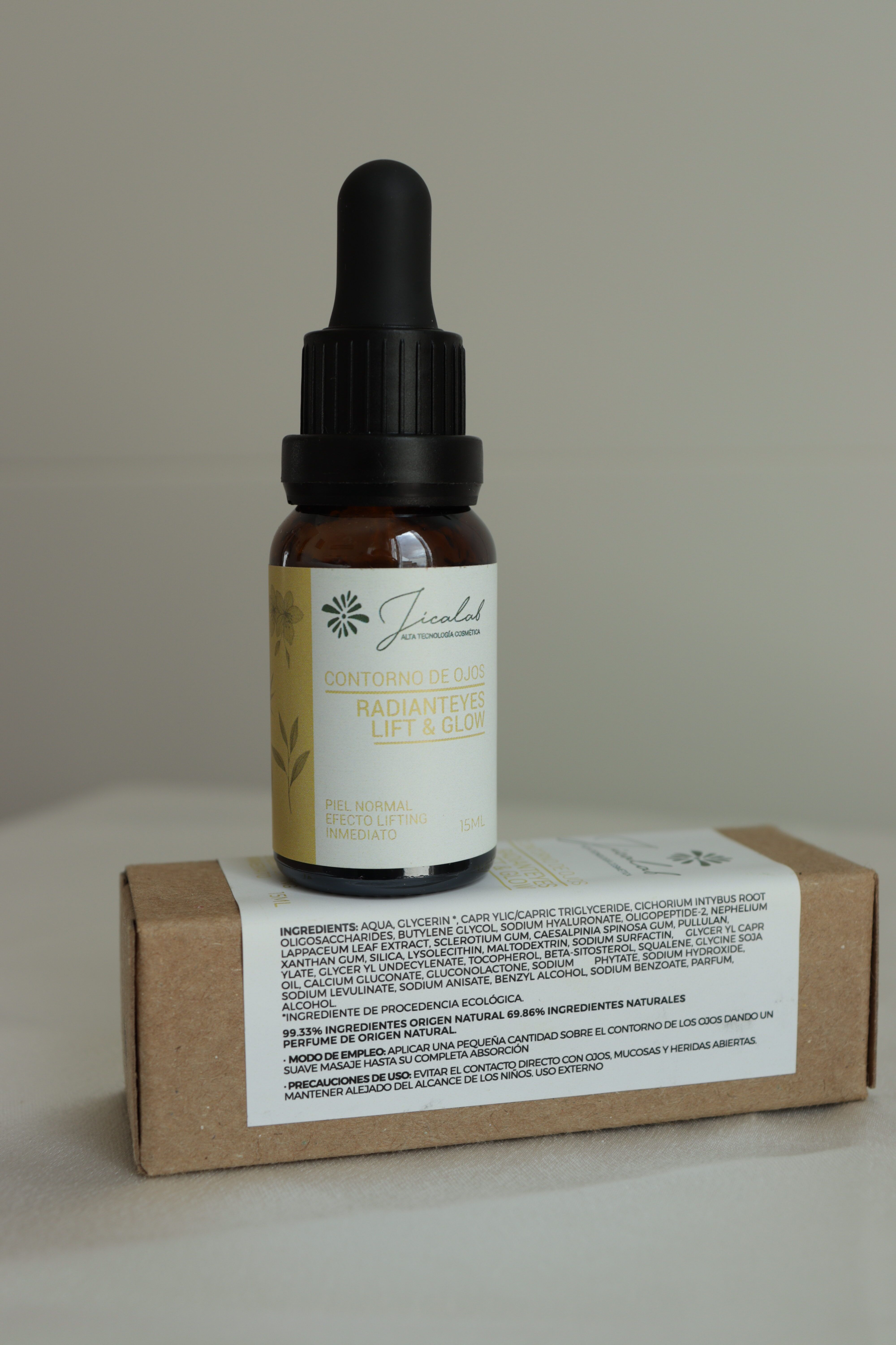 RadiantEyes Lift & Glow — Contorno de ojos con péptidos