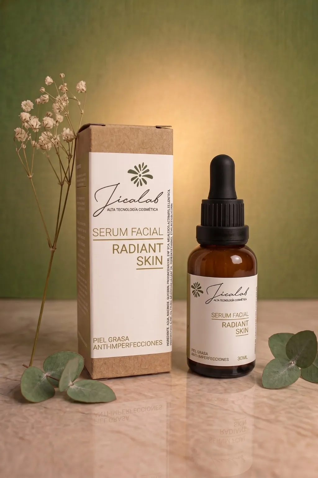 Serum Radiant Skin: Antiimperfecciones y manchas , seborregulador