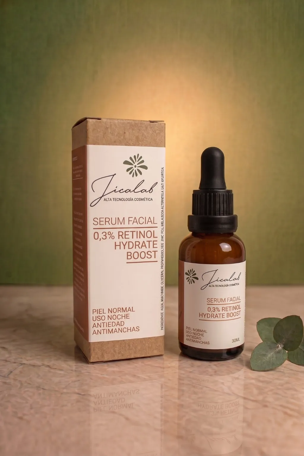 Sérum Antiedad Nocturno con Retinol 0.3% : Retinol Hydrate Boost,  Rejuvenece y Restaura Tu Piel
