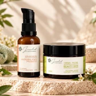 Pack Hidratación + Barrera Cutánea de JICALAB con el sérum HydraBalance Probiotic y la crema Beauty Skin