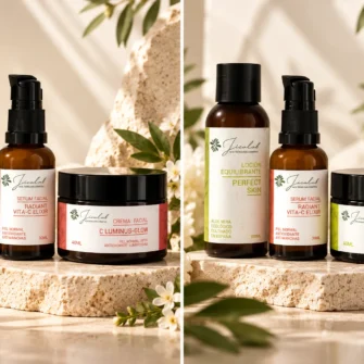 Pack Luminosidad + Manchas de JICALAB en sus dos versiones: Perfect Skin, Radiant Vita-C Elixir y la crema C-Luminous Glow o Beauty Skin